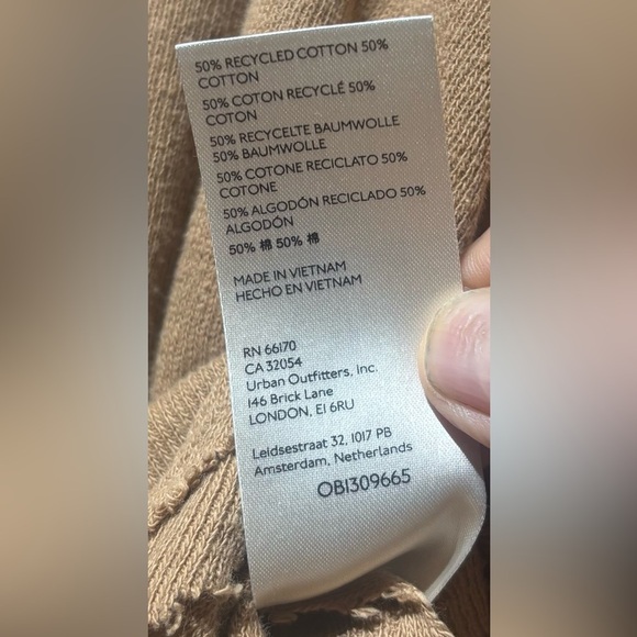 Free People We The Free Colby Tee Shirt Long Sleeves Thumbholes Women XS Boho - Picture 6 of 9